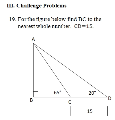 Challenge Problem 19